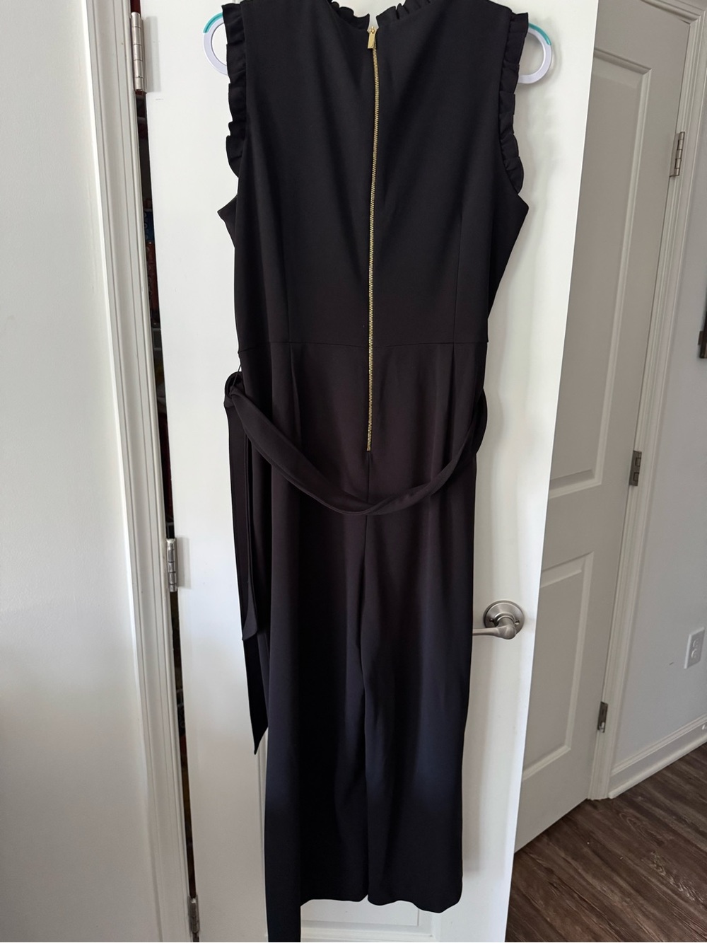 Andrew Marc Ruffle Jumpsuit - Picture 3 of 3